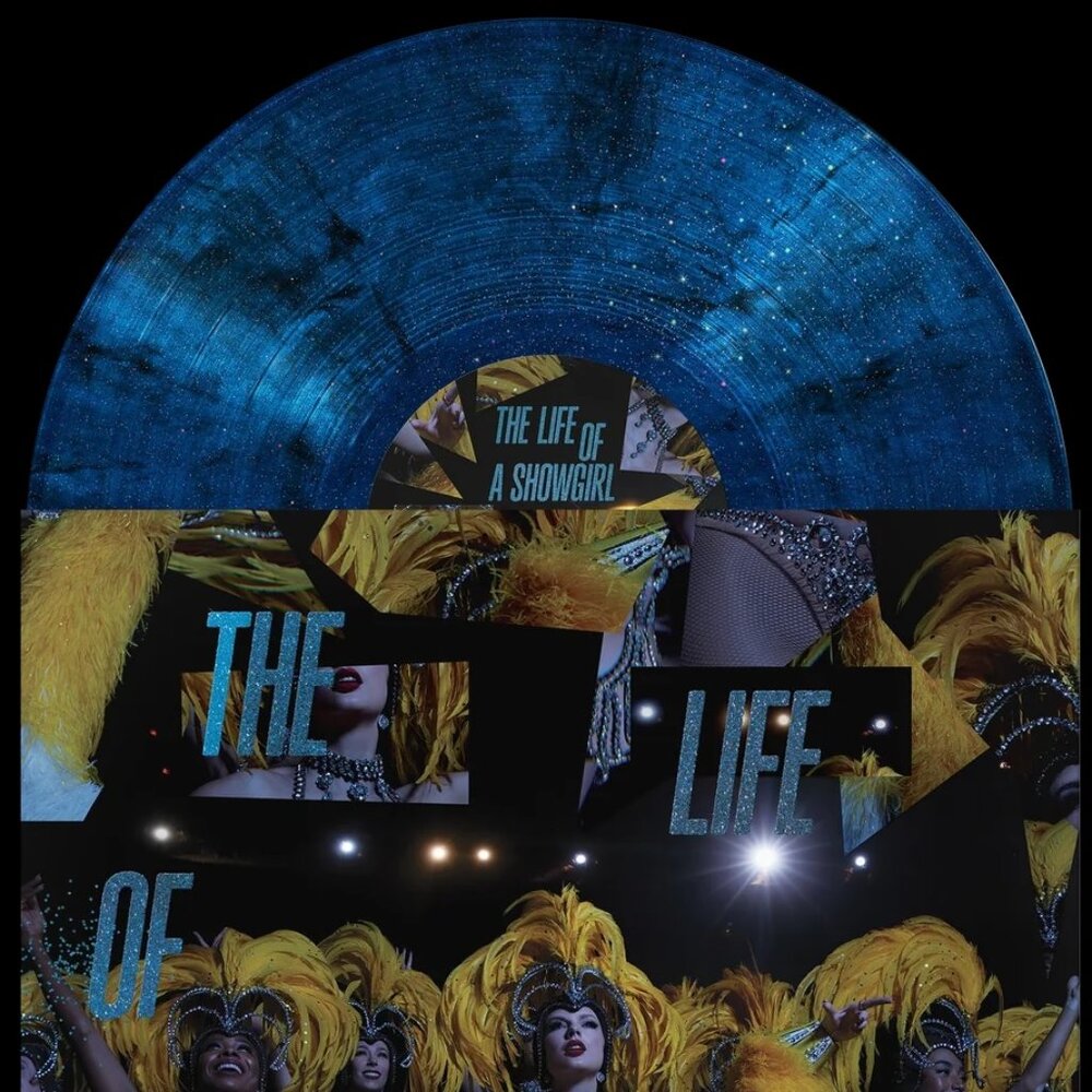 Taylor Swift The Life of a Showgirl Limited Edition Lakeside Beach Blue Vinyl